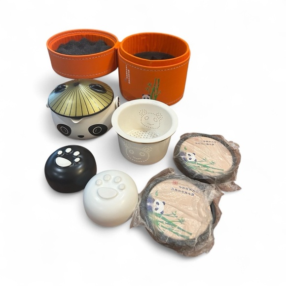 Panda Teaport and Tea Cup Travel Set for Herbal Tea - Picture 6 of 7